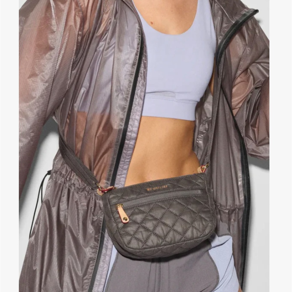 MZ Wallace Mini Metro Roxy Crossbody Bag in Magnet
